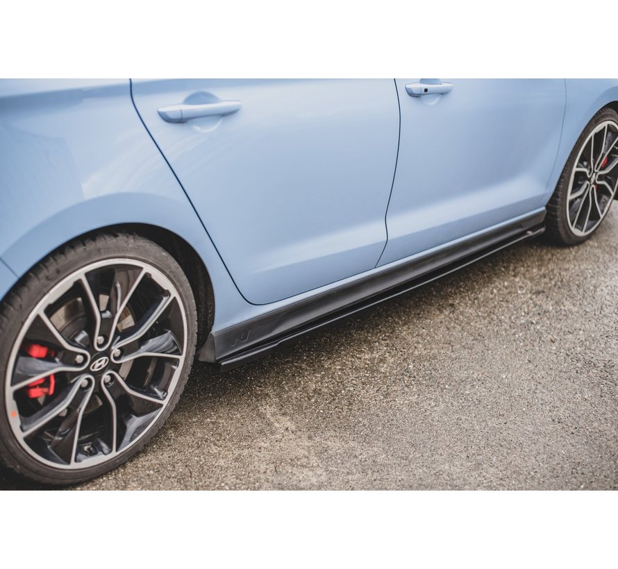 Maxton Design SIDE SKIRTS DIFFUSERS  V.4 Hyundai I30 N Mk3 Hatchback/ Fastback