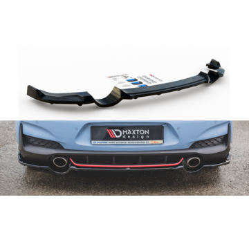 Maxton Design Maxton Design CENTRAL REAR DIFFUSER (with vertical bars) Hyundai I30 N Mk3 Hatchback