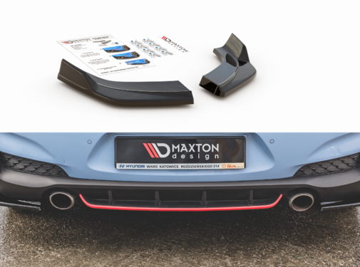 Maxton Design Maxton Design REAR SIDE SPLITTERS V.3 Hyundai I30 N Mk3 Hatchback