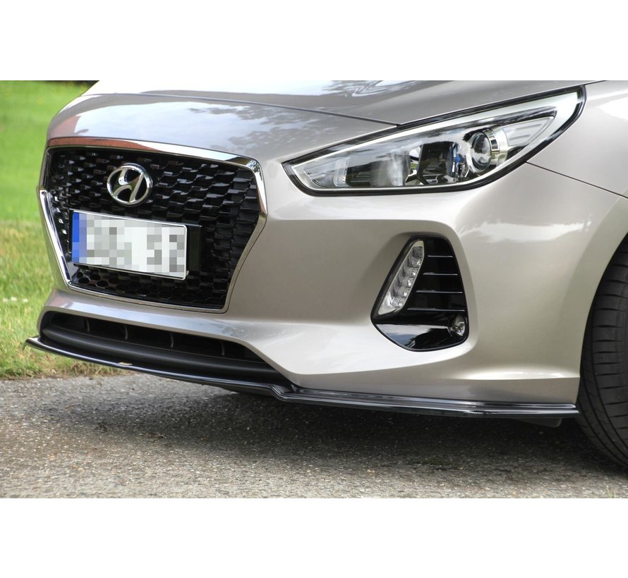 Maxton Design FRONT SPLITTER V.1 HYUNDAI I30 MK3 HATCHBACK