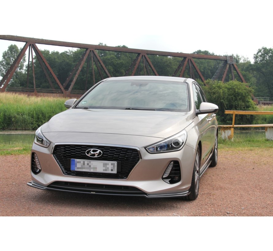 Maxton Design FRONT SPLITTER V.1 HYUNDAI I30 MK3 HATCHBACK