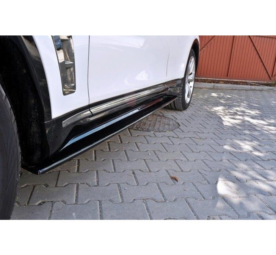 Maxton Design SIDE SKIRTS DIFFUSERS INFINITI QX70