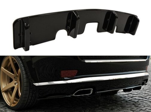 Maxton Design Maxton Design CENTRAL REAR DIFFUSER Jeep Grand Cherokee WK2 Summit FACELIFT (with a vertical bar)