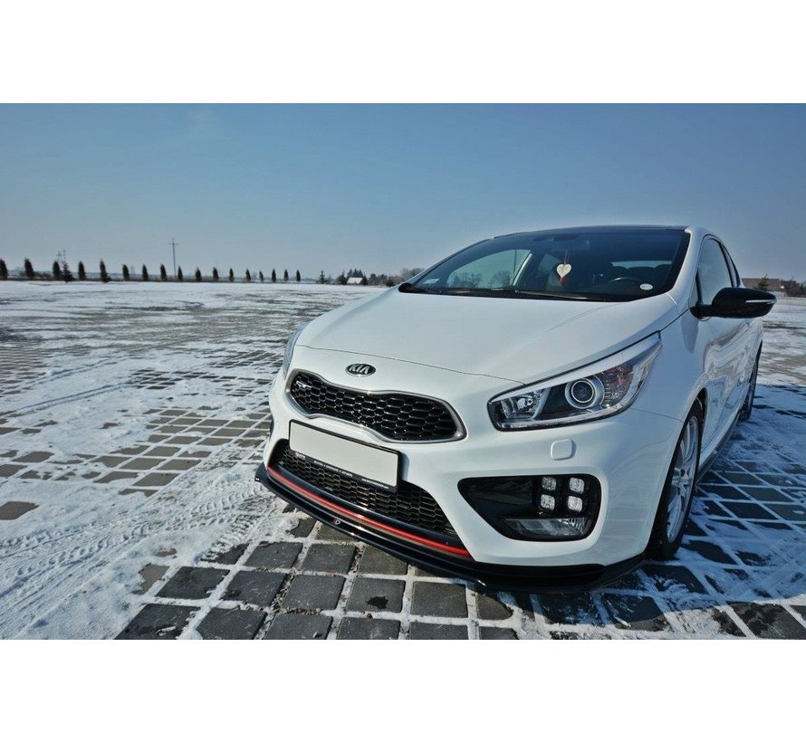 Maxton Design FRONT SPLITTER V.1 KIA CEE'D / PRO CEE'D GT MK2