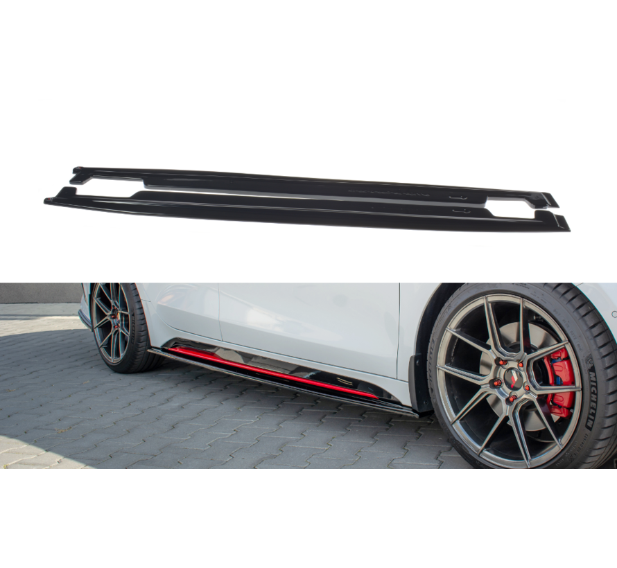 Maxton Design SIDE SKIRTS DIFFUSERS  Kia ProCeed GT Mk 3