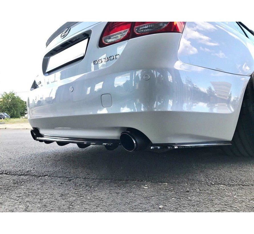 Maxton Design CENTRAL REAR DIFFUSER Lexus GS 300 Mk3 Facelift (with vertical bars)