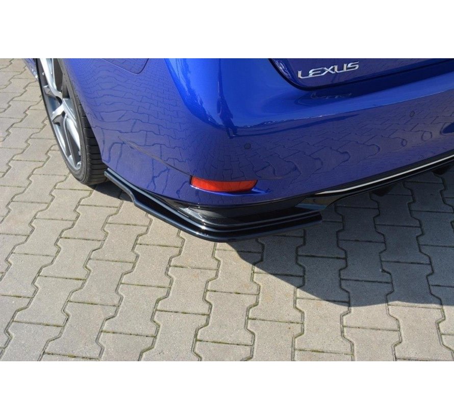 Maxton Design REAR SIDE SPLITTERS Lexus GS Mk4 Facelift H