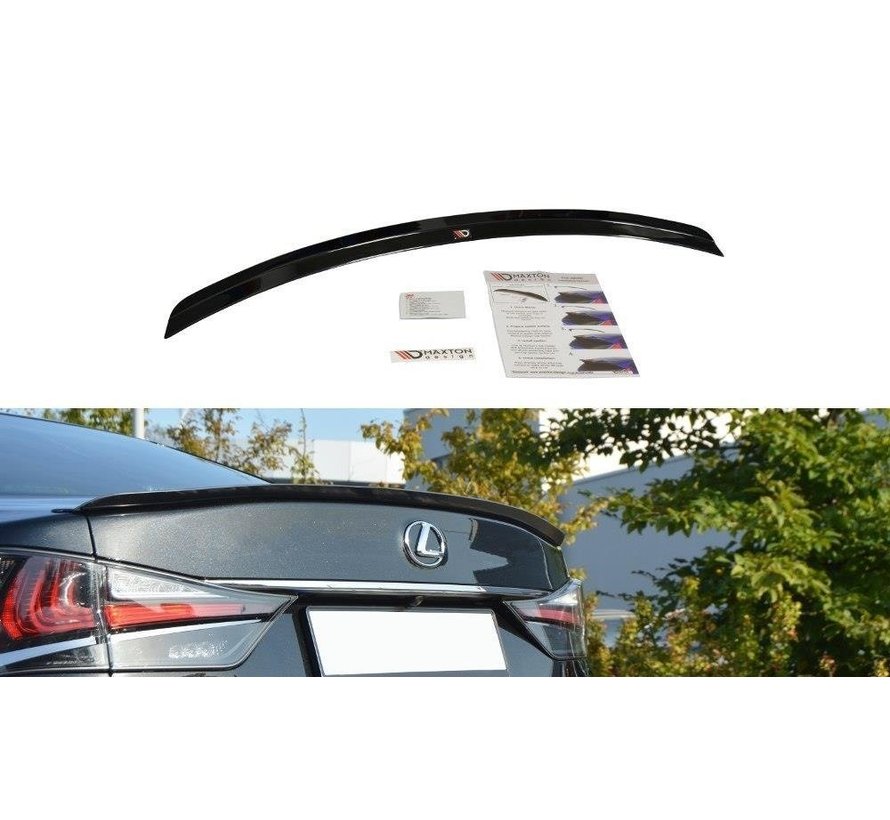 Maxton Design SPOILER CAP Lexus GS Mk4 Facelift T