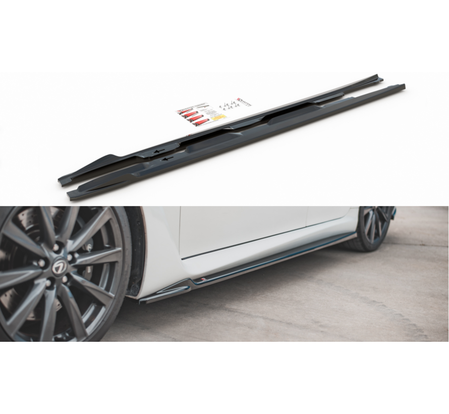 Maxton Design SIDE SKIRTS DIFFUSERS  Lexus IS F Mk2