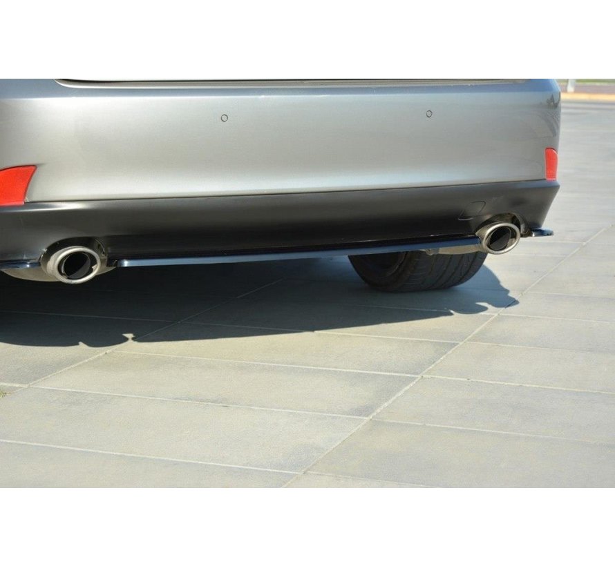 Maxton Design CENTRAL REAR DIFFUSER Lexus IS Mk3 T (without vertical bars)