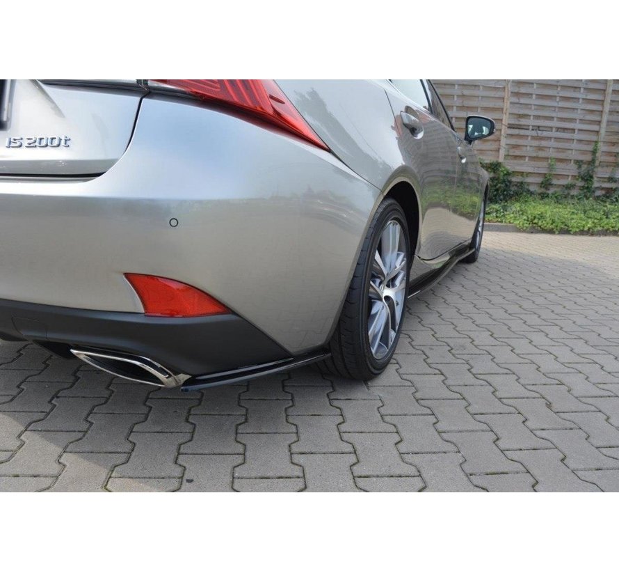 Maxton Design REAR SIDE SPLITTERS Lexus IS Mk3 Facelift T