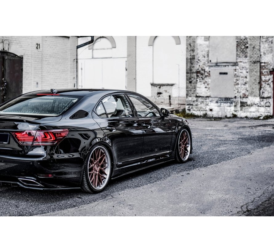 Maxton Design SIDE SKIRTS DIFFUSERS  Lexus LS Long Wheelbase Mk4 Facelift