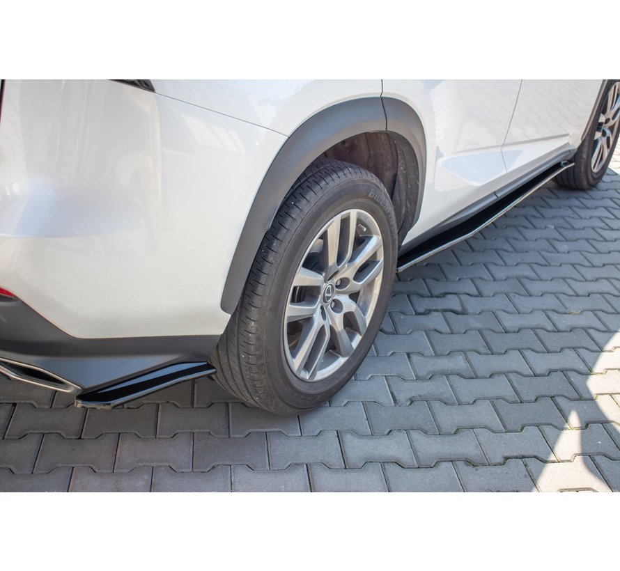 Maxton Design REAR SIDE SPLITTERS Lexus NX Facelift(Hybrid)