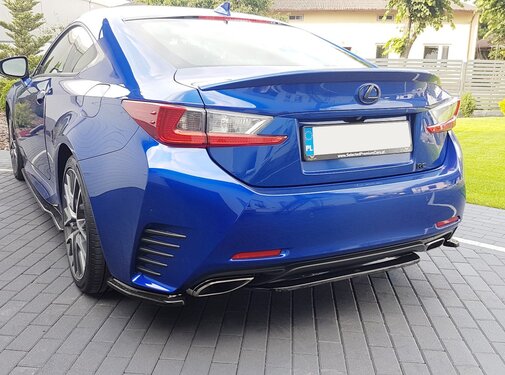 Maxton Design Maxton Design CENTRAL REAR DIFFUSER (WITHOUT VERTICAL BARS) Lexus Rc