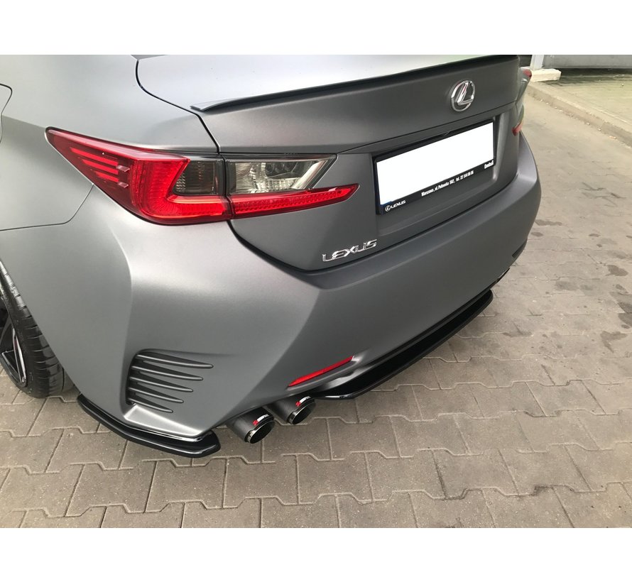 Maxton Design CENTRAL REAR DIFFUSER (WITHOUT VERTICAL BARS) Lexus Rc