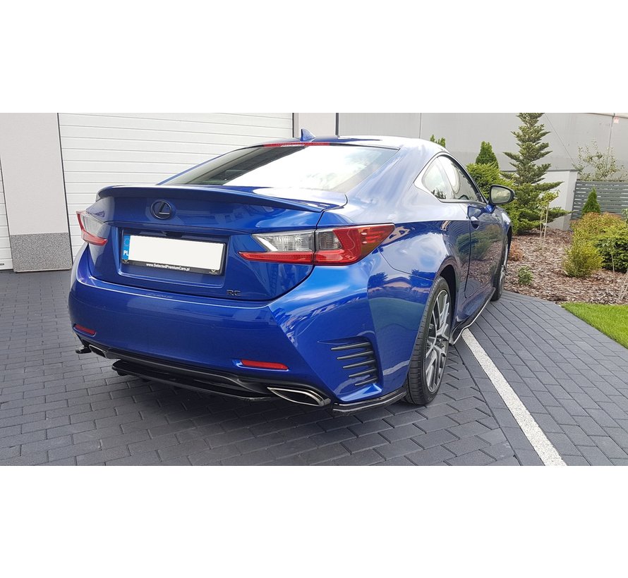 Maxton Design REAR SIDE SPLITTERS Lexus Rc