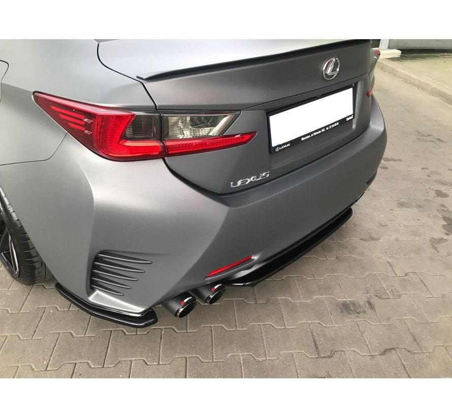 Maxton Design REAR SIDE SPLITTERS Lexus Rc