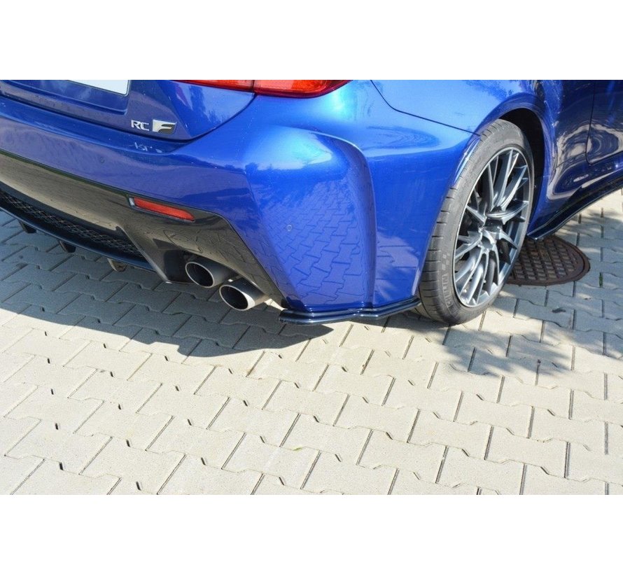 Maxton Design REAR SIDE SPLITTERS Lexus RC F