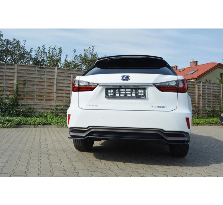 Maxton Design CENTRAL REAR DIFFUSER Lexus RX Mk4 H (without vertical bars)