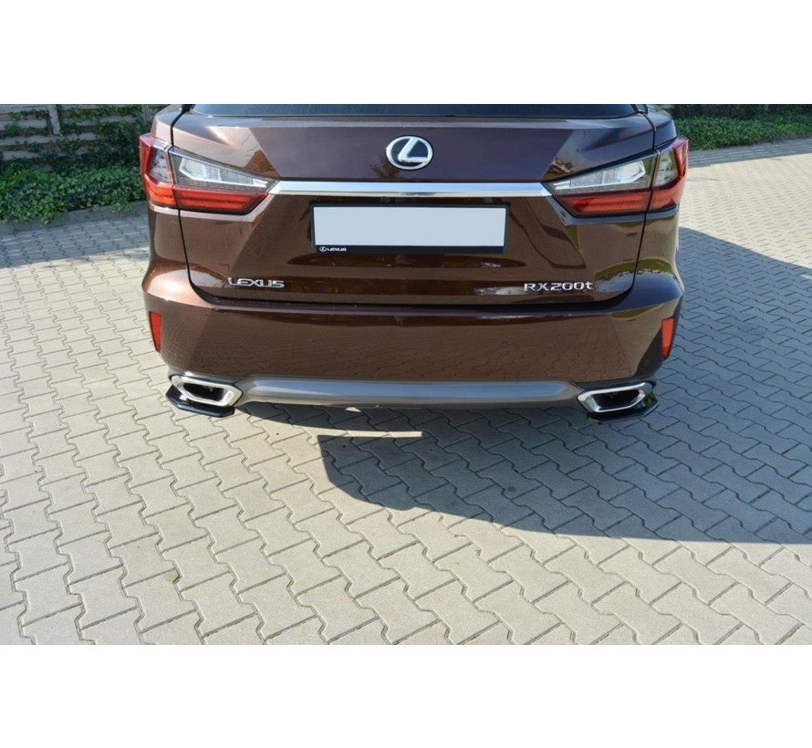 Maxton Design REAR SIDE SPLITTERS Lexus RX Mk4 T