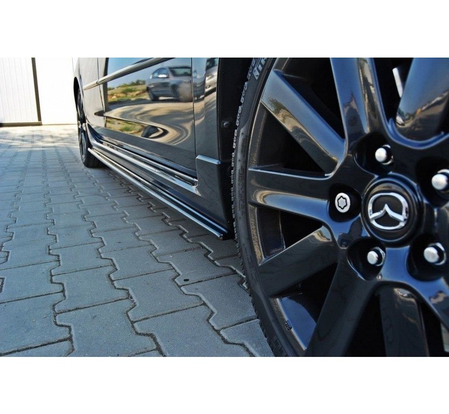 Maxton Design SIDE SKIRTS DIFFUSERS MAZDA 3 MPS MK1 (PREFACE)