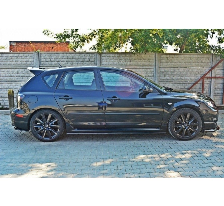 Maxton Design SIDE SKIRTS DIFFUSERS MAZDA 3 MPS MK1 (PREFACE)