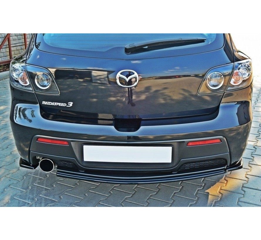 Maxton Design REAR SIDE SPLITTERS MAZDA 3 MPS MK1 (PREFACE)