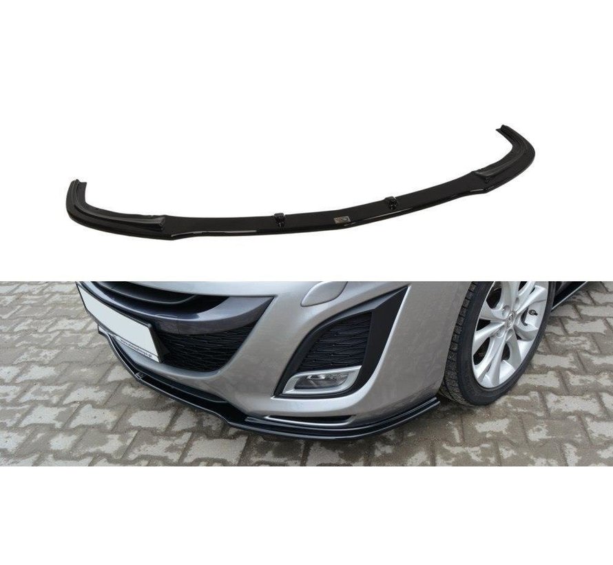 Maxton Design FRONT SPLITTER MAZDA 3 MK2 SPORT (PREFACE)