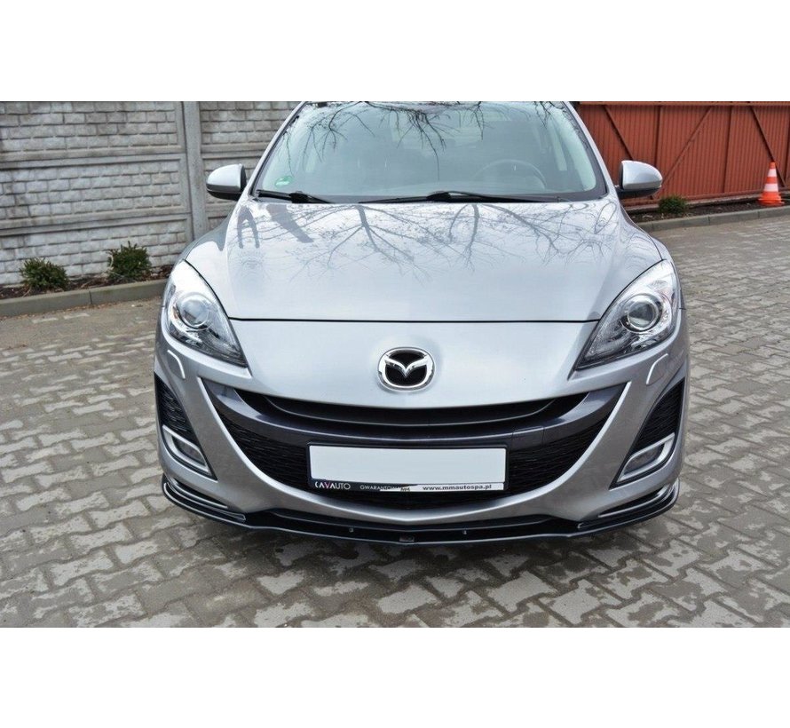 Maxton Design FRONT SPLITTER MAZDA 3 MK2 SPORT (PREFACE)