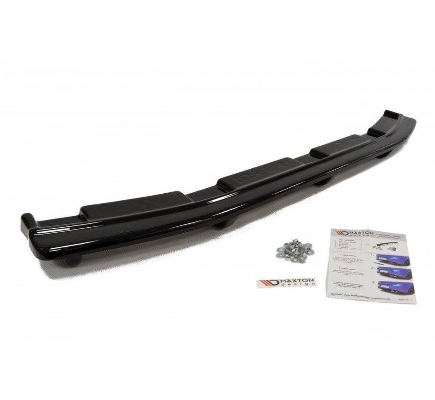 Maxton Design CENTRAL REAR DIFFUSER MAZDA 3 MK2 MPS (with vertical bars)