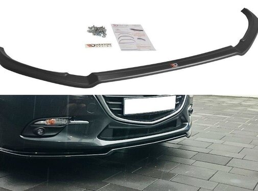 Maxton Design Maxton Design FRONT SPLITTER v.1 Mazda 3 BN (Mk3) Facelift