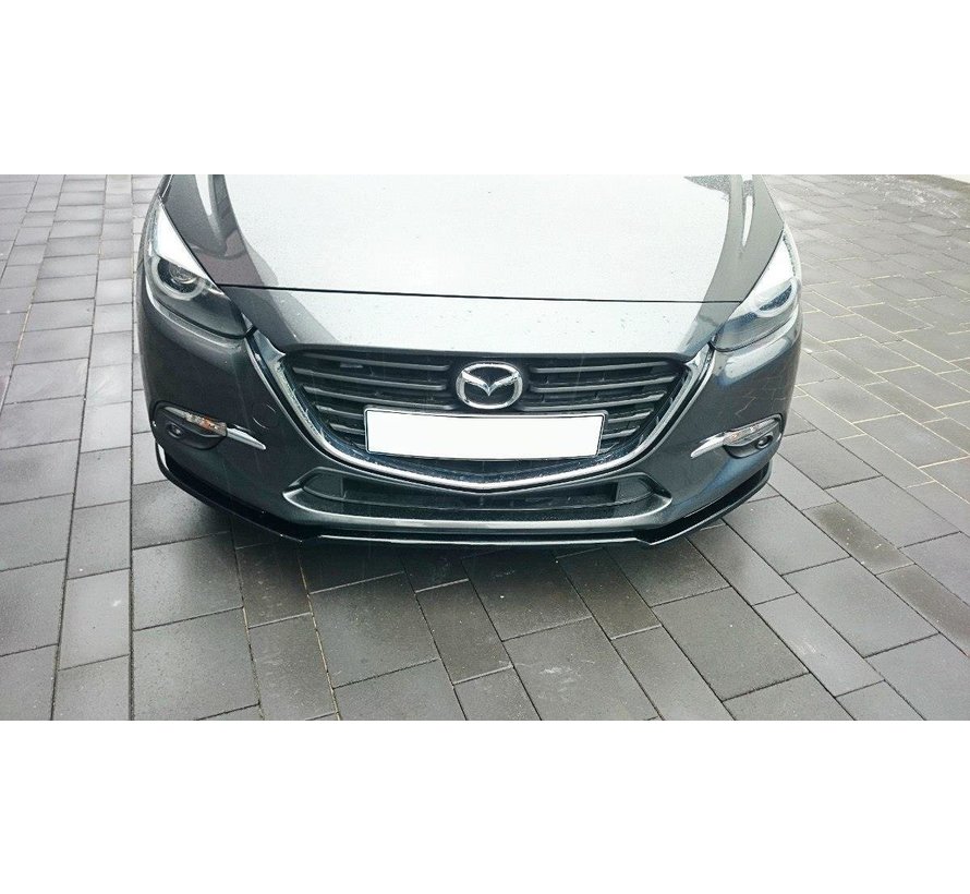 Maxton Design FRONT SPLITTER v.1 Mazda 3 BN (Mk3) Facelift