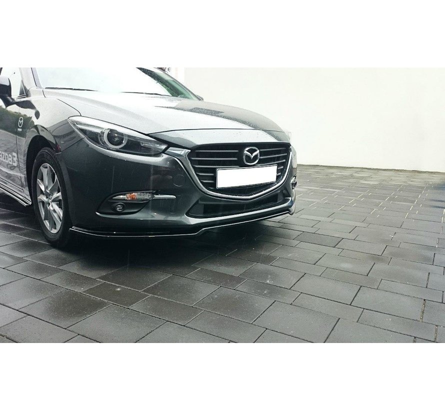 Maxton Design FRONT SPLITTER v.1 Mazda 3 BN (Mk3) Facelift