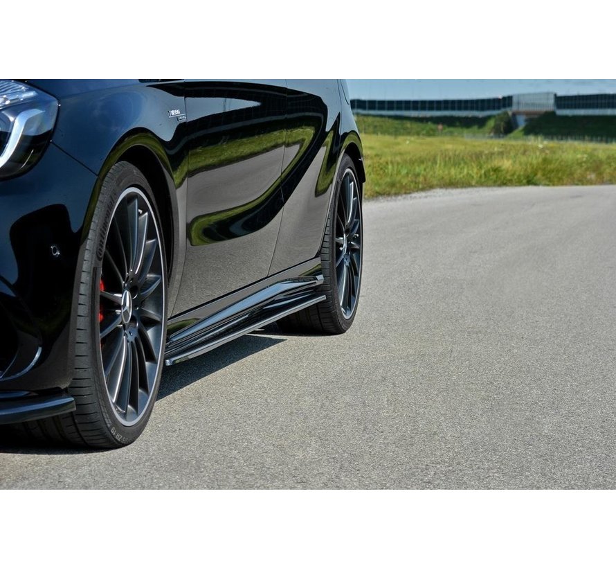 Maxton Design SIDE SKIRTS DIFFUSERS Mercedes A W176/ CLA 117 AMG/ CLA 117 AMG LINE Facelift