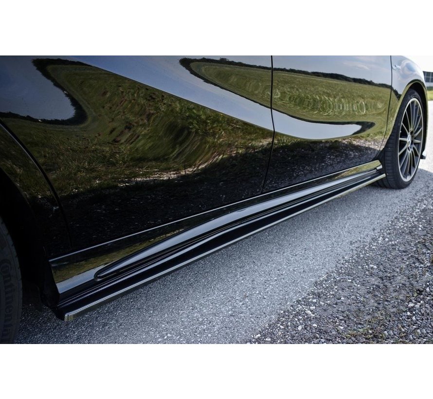 Maxton Design SIDE SKIRTS DIFFUSERS Mercedes A W176/ CLA 117 AMG/ CLA 117 AMG LINE Facelift