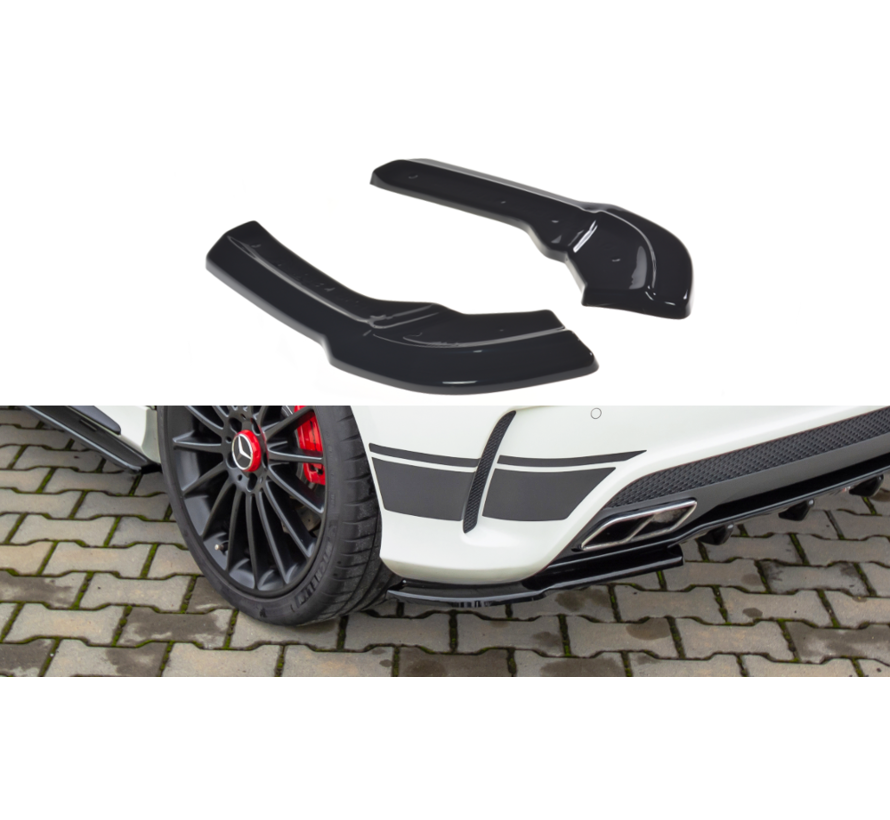 Maxton Design REAR SIDE SPLITTERS Mercedes A45 AMG W176