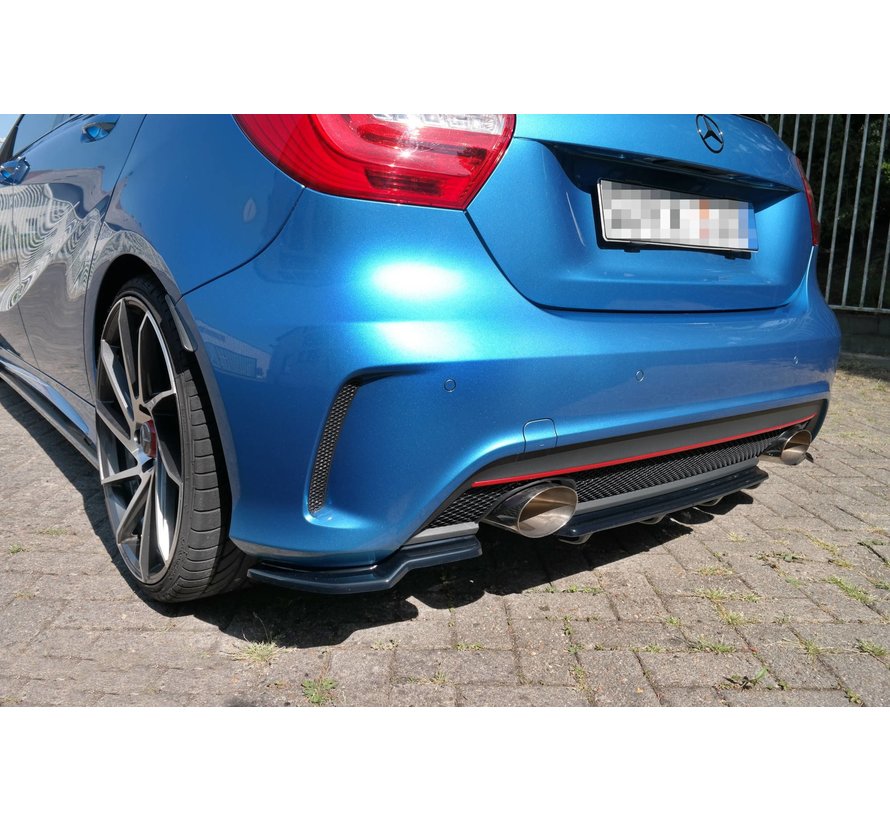 Maxton Design CENTRAL REAR DIFFUSER (WITH VERTICAL BARS) MERCEDES-BENZ W176 AMG-LINE PREFACE