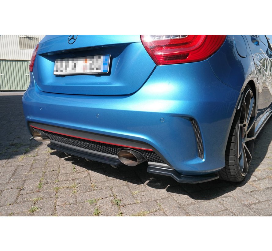 Maxton Design CENTRAL REAR DIFFUSER (WITH VERTICAL BARS) MERCEDES-BENZ W176 AMG-LINE PREFACE