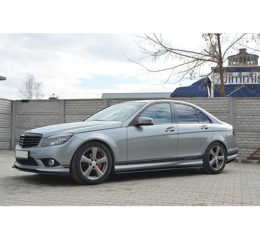 Maxton Design SIDE SKIRTS DIFFUSERS Mercedes C W204 AMG-Line (PREFACE)