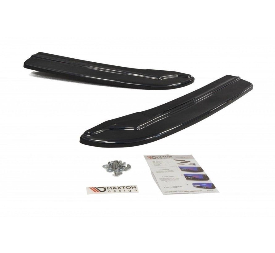 Maxton Design REAR SIDE SPLITTERS Mercedes C W204 63AMG/AMG-Line