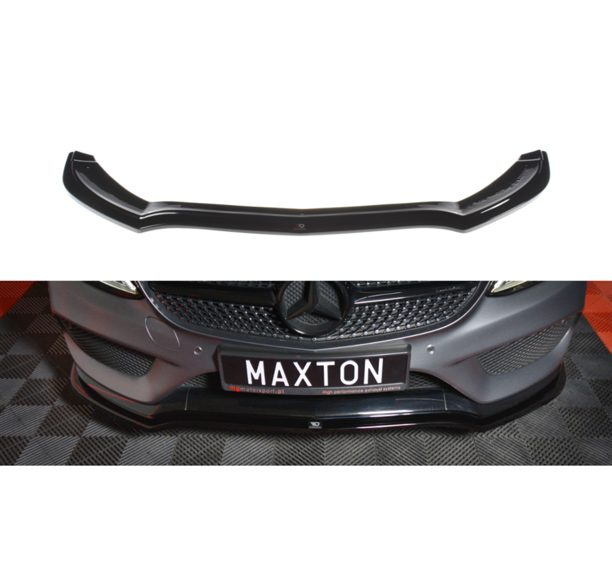 Maxton Design FRONT SPLITTER V.1 MERCEDES- BENZ C-CLASS W205 COUPE AMG-LINE