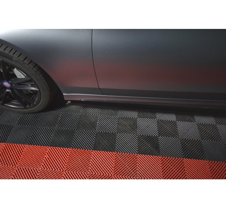 Maxton Design SIDE SKIRTS DIFFUSERS MERCEDES- BENZ C-CLASS W205 COUPE AMG-LINE