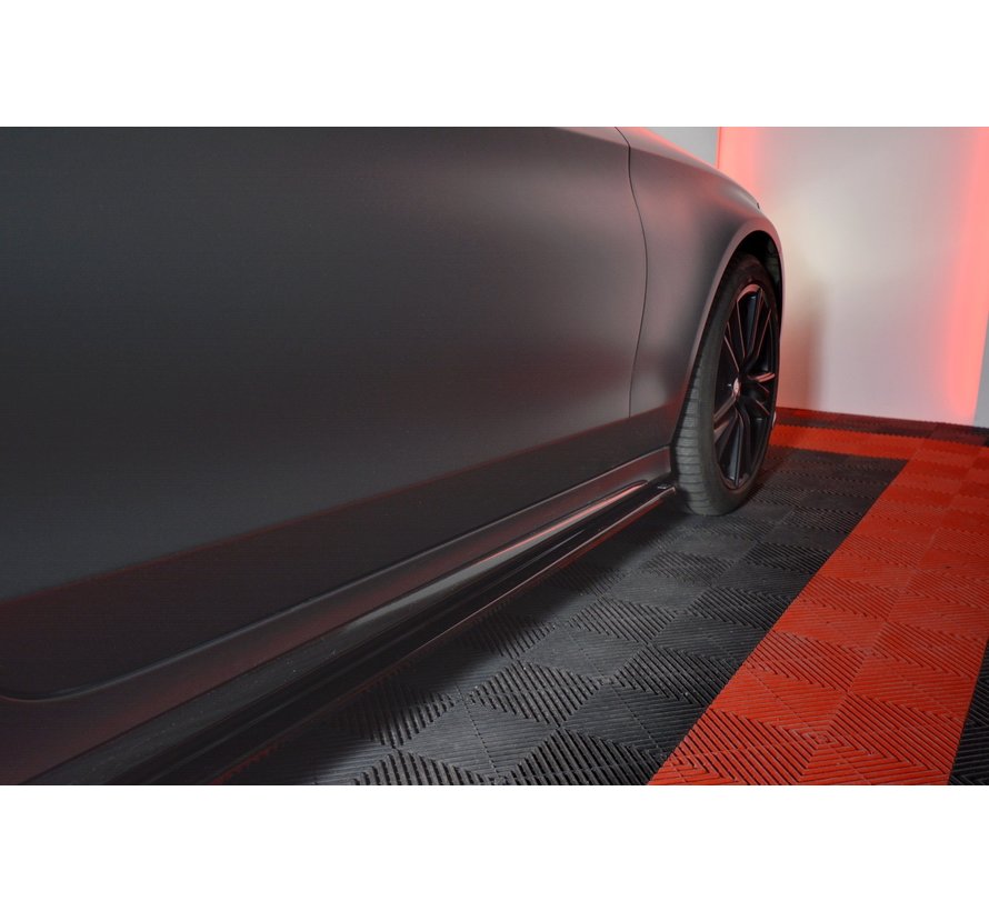 Maxton Design SIDE SKIRTS DIFFUSERS MERCEDES- BENZ C-CLASS W205 COUPE AMG-LINE