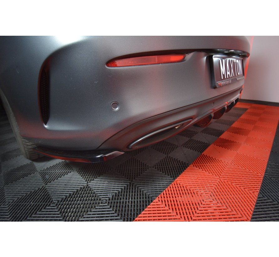 Maxton Design REAR DIFFUSER  MERCEDES- BENZ C-CLASS W205 COUPE AMG-LINE