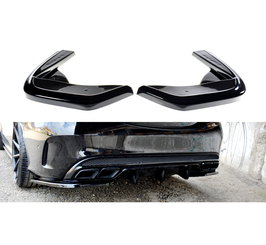 Maxton Design REAR SIDE SPLITTERS MERCEDES- BENZ C43 AMG W205