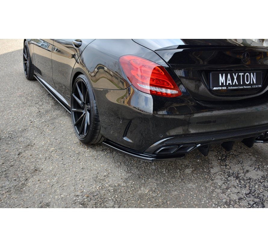 Maxton Design REAR SIDE SPLITTERS MERCEDES- BENZ C43 AMG W205