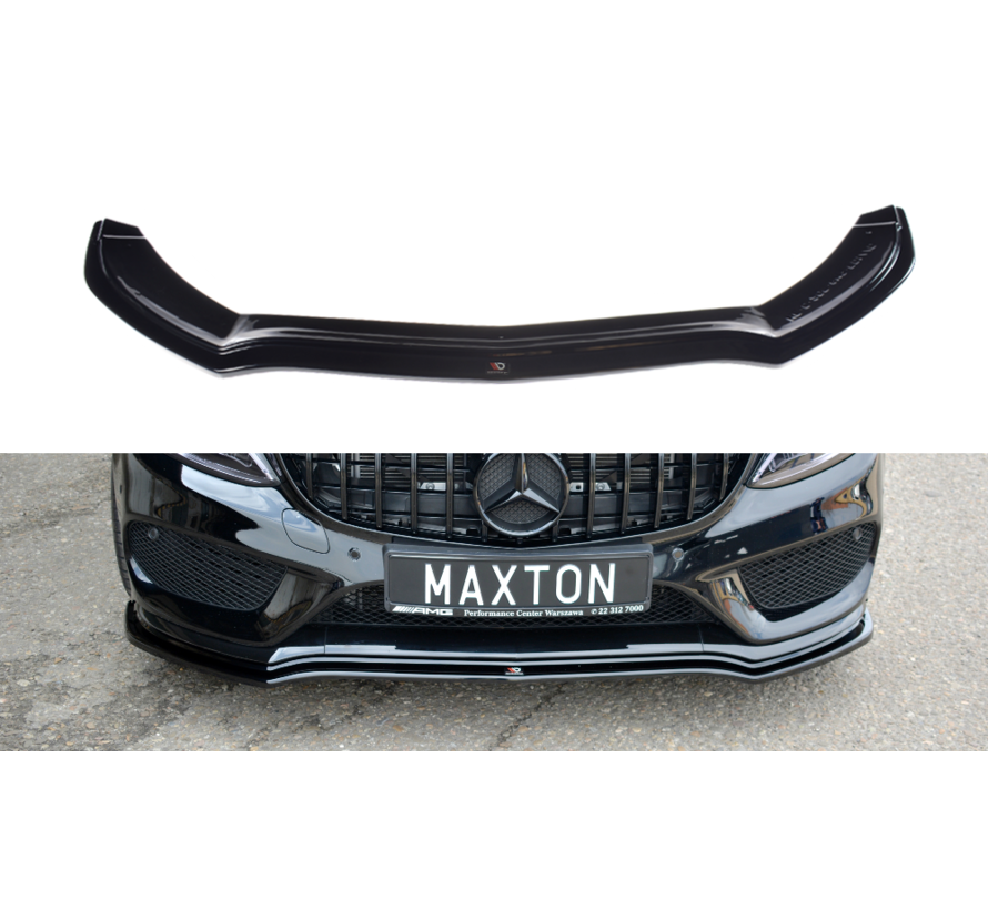 Maxton Design FRONT SPLITTER V.1 MERCEDES- BENZ C43 AMG W205