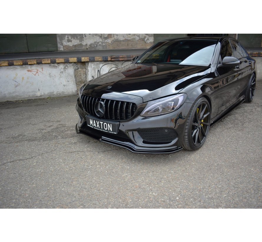 Maxton Design FRONT SPLITTER V.1 MERCEDES- BENZ C43 AMG W205