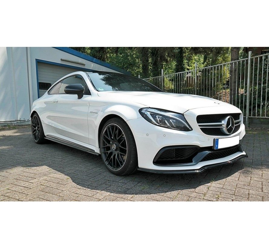 Maxton Design FRONT SPLITTER V.1 Mercedes C-class C205 63AMG Coupe