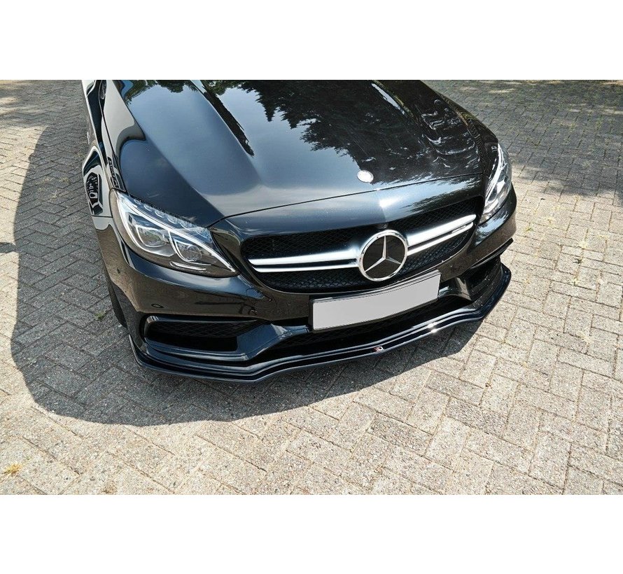 Maxton Design FRONT SPLITTER V.1 Mercedes C-Class S205 63AMG Estate